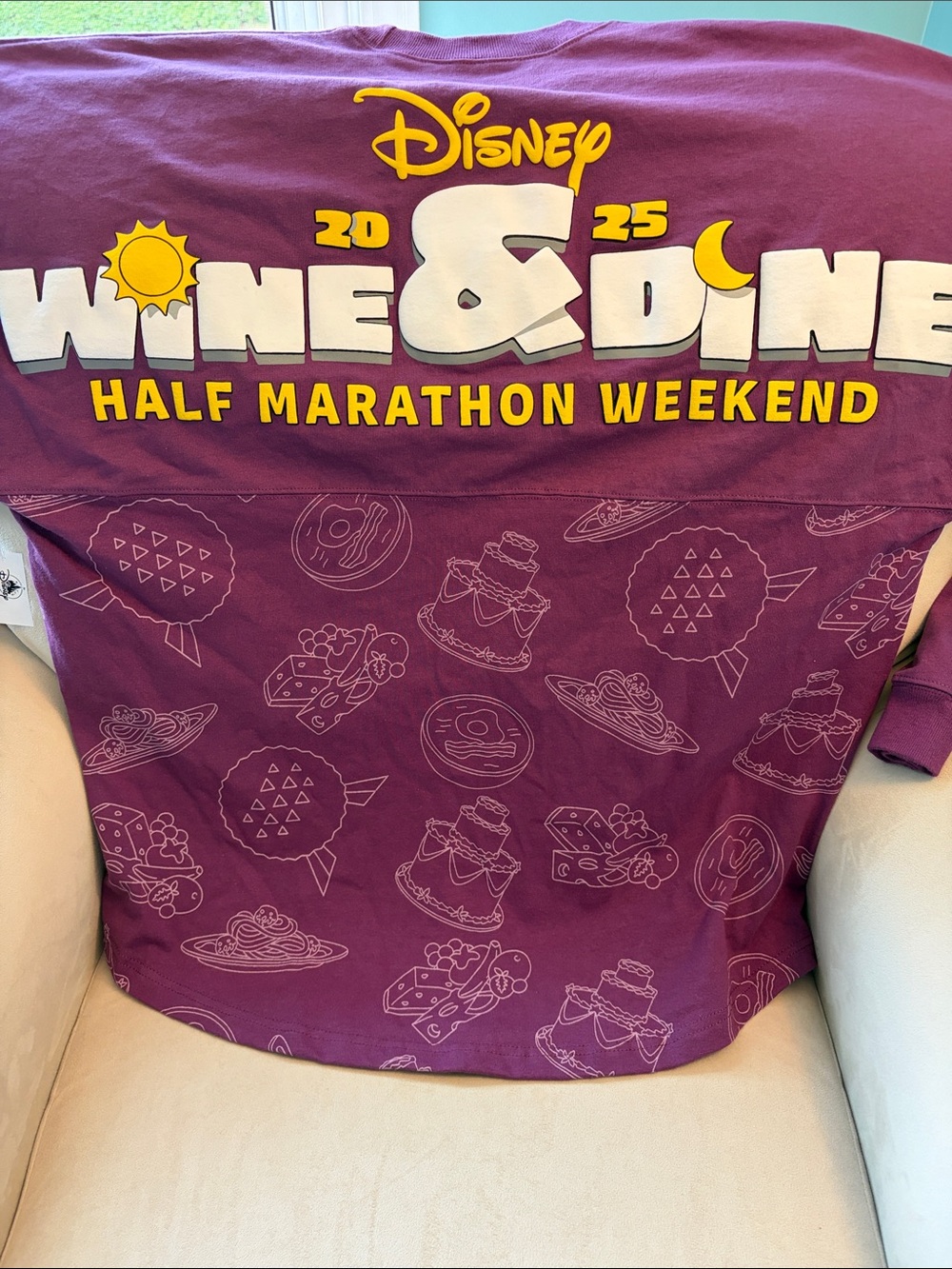 Disney Spirit Jersey - Purple Wine & Dine Half Marathon Weekend 2025 NWT - Picture 6 of 8